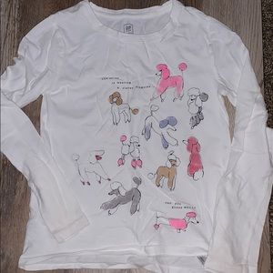 children’s poodle t-shirt